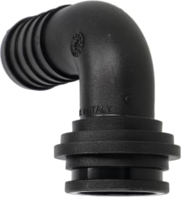 Produktbild: Agrotop Schlauchanschluss Ø Tülle 25 mm 90 ° gebogen, für Überwurfmutter/O-Ring G 1 1/4 IG BSP, 10663