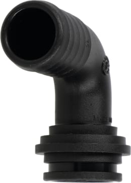 Produktbild: Agrotop Schlauchanschluss Ø Tülle 25 mm 90 ° gebogen, für Überwurfmutter/O-Ring G 1 1/4 IG BSP, 10663