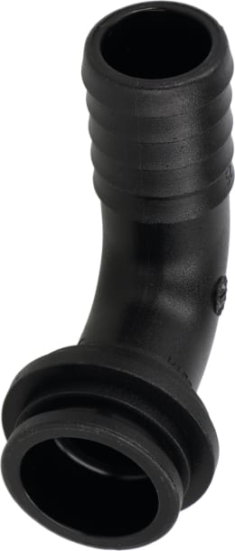 Produktbild: Agrotop Schlauchanschluss Ø Tülle 25 mm 90 ° gebogen, für Überwurfmutter/O-Ring G 1 1/4 IG BSP, 10663