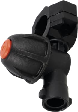 Produktbild: Agrotop Düsenhalter für 1 Düse Bajonett/Rohranschluss mit Membran-Tropfstopventil, Kunststoff
