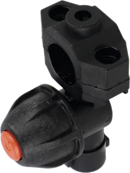 Produktbild: Agrotop Düsenhalter für 1 Düse Bajonett/Rohranschluss mit Membran-Tropfstopventil, Kunststoff