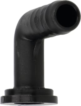 Produktbild: Agrotop Schlauchanschluss gebogen, mit Flachsitz, für Überwurfmutter/O-Ring 90 °