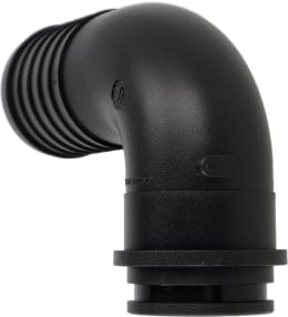 Produktbild: Agrotop Schlauchanschluss Ø Tülle 40 mm 90 ° gebogen, für Überwurfmutter/O-Ring G 1 1/2 IG BSP, 10671