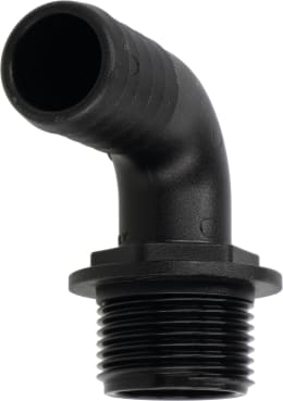 Produktbild: Agrotop Schlauchanschluss G 1 AG BSP Ø Tülle 25 mm 90 ° gebogen, 10624