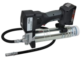 Produktbild: mato Akku-Fettpresse ACCU-GREASER 18V PREMIUM-SP AMP, für Schraubkartuschen, mit Akku (18 V|2,0 Ah) und Ladegerä