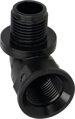 Produktbild: Agrotop Bogen 90 ° G 1/2 IG BSP, G 1/2 AG BSP mit Innen- und Außengewinde (IG/AG), 10702