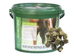 Produktbild: AGROBS Weidemineral-Cobs zur bedarfsgerechten Fütterung im Sommer 3 kg Eimer