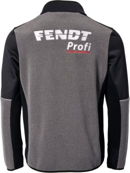 Produktbild: Fendt Fleecejacke Profi Herren blassgrau, schwarz