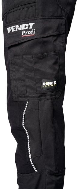 Produktbild: Fendt Stretchhose für Herren schwarz, dunkelgrau, Fendt Profi-Logo