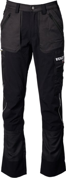 Produktbild: Fendt Stretchhose für Herren schwarz, dunkelgrau, Fendt Profi-Logo