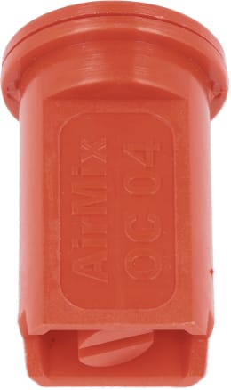 Produktbild: Agrotop Injektor-Exzenter-Flachstrahldüse AirMix® OC, 80-040, rot, POM