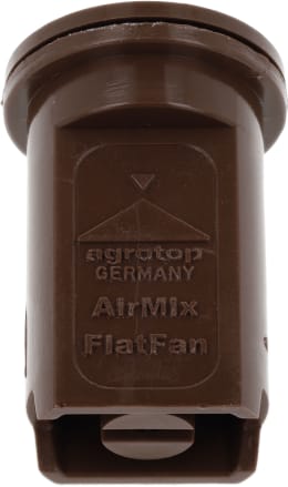 Produktbild: Agrotop Niederdruck-Injektor-Flachstrahldüse AirMix® Flat Fan, 110-050, braun, POM, 14321