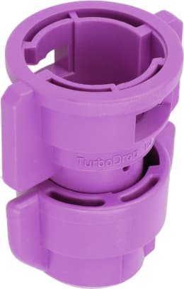 Produktbild: Agrotop Injektor-Doppel-Flachstrahldüse TurboDrop® HiSpeed Standard, 110-025, pink, Kappe Standard, 14041