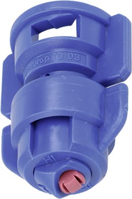 Produktbild: Agrotop Injektor-Doppel-Flachstrahldüse TurboDrop® HiSpeed Standard, 110-030, blau, Kappe Standard, 14042