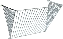Produktbild: KERBL Heuraufe 67,5 x 41 x 45,5 cm, Wandmontage, für Ponys, Schweine, Ziegen, Schafe, Alpakas