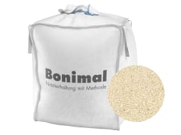 Produktbild: Bonimal GranoMin ECO VM Granulat im BigBag mit Detailansicht des hellen Granulats