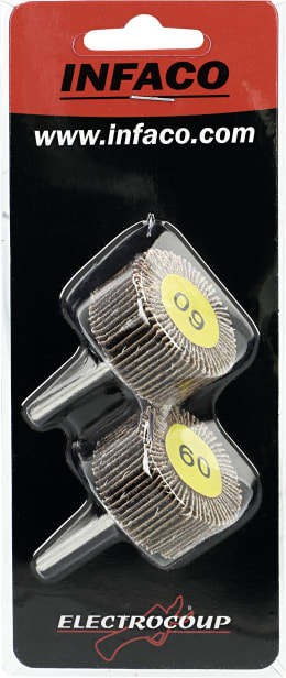 Produktbild: INFACO® Fächerschleifer 2 St. für Schleifgerät Electrocoup A48V3