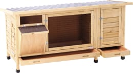 Produktbild: KERBL Kaninchenstall XXL Vario 155 x 76 x 80 cm