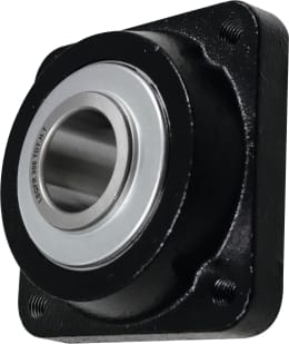 Produktbild: Industriehof® Spannlager 130 x 130 x 19 mm, Ø innen 40 mm, für Amazone Eggenscheibe Scheibenegge, Anbaugrubber