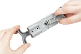 Produktbild: Herth + Buss Steckgehäusesatz, 2-polig, Stecker = Steckdose