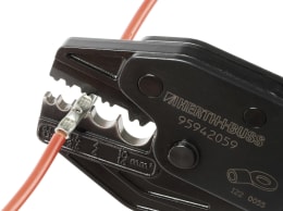 Produktbild: Herth + Buss Quetschverbinder-Sortiment 290 St. mit Stoßverbinder, Ringverbinder, Quetschzange