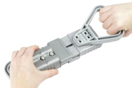 Produktbild: Herth + Buss Steckgehäusesatz 50 – 70 mm², 2-polig, Stecker = Steckdose, 50 390 582