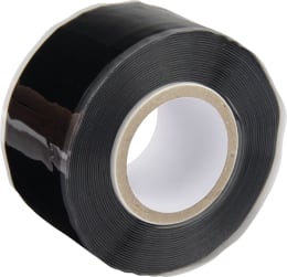 Produktbild: Herth + Buss Isolierband 3 m, 25 x 0,5 mm, schwarz, Silikon, 50 272 002