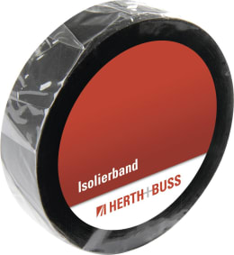 Produktbild: Herth + Buss Isolierband 20 m, 30 x 0,2 mm, schwarz, PVC (Polyvinylchlorid), 50 272 023