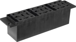 Produktbild: Herth + Buss Relaissockel 9-polig mit Halter, 5 x Flachsteckanschluss 6,3 mm, 4 x Flachsteckanschluss 2,8 mm