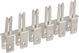 Produktbild: Herth + Buss Sammelschiene ATO 6-polig, Steckbreite 6,3 mm, Steckhöhe 0,8 mm, Flachsteckhülse, 50 251 966
