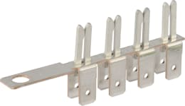 Produktbild: Herth + Buss Sammelschiene ATO 4-polig, mit Anschlusslasche, Steckbreite 6,3 mm, Steckhöhe 0,8 mm