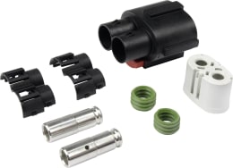 Set: Herth + Buss Steckgehäusesatz AKNH 50 mm², Rundsteckhülse, Hochstromeinsatz