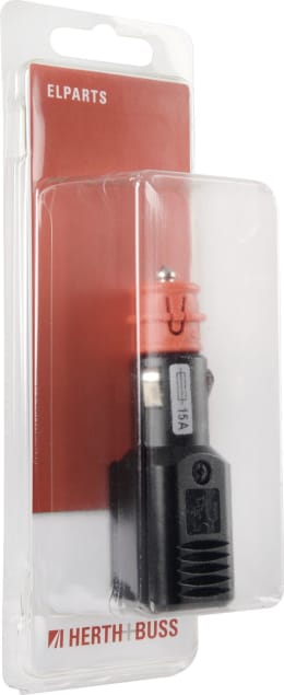 Produktbild: Herth + Buss Stecker 12 – 24 V/15 A, 1-polig, zwangsgeführte Zugentlastung, 51 306 071