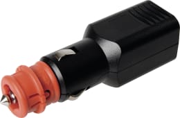 Produktbild: Herth + Buss Stecker 12 – 24 V/15 A, 1-polig, geschraubte Zugentlastung, grüne LED, 51 306 075