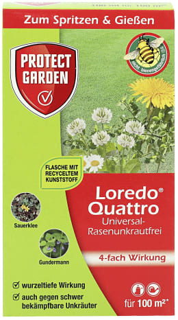 Produktbild: Protect Garden Loredo® Quattro Universal-Rasenunkrautfrei 100 ml Karton