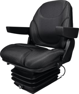 Produktbild: BLACK STAR Traktorsitz BS 1430 A S luftgefedert, Stoff Black Matrix, schwarz