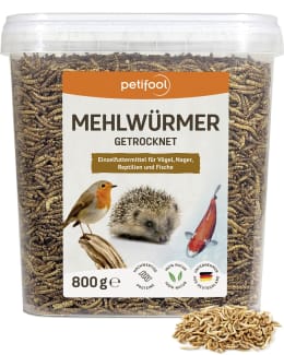 Produktbild: Mehlwürmer Vogelfutter (5l Volumen)