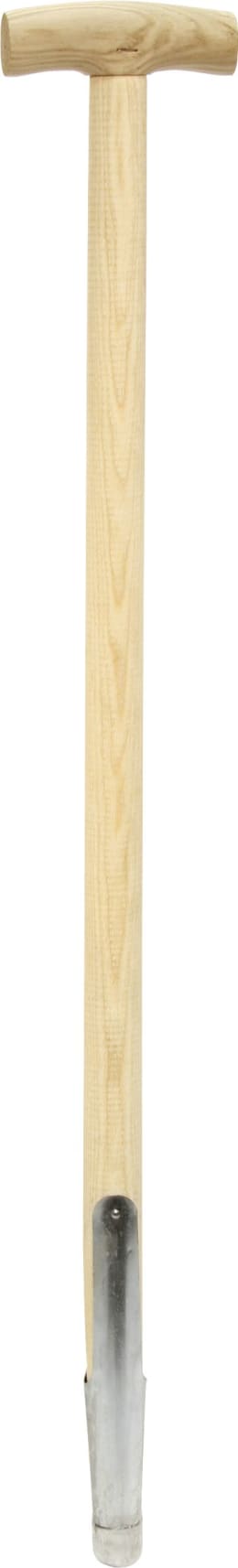 Produktbild: KERBL Spatengabelstiel 85 cm, Holz, mit Schienenzwinge und T-Griff