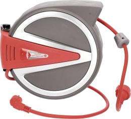 Produktbild: Airpress Kabelaufroller 15 m, 230 V, selbstaufrollend, Deckenmontage, Wandmontage
