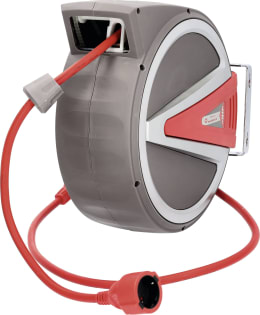 Produktbild: Airpress Kabelaufroller 15 m, 230 V, selbstaufrollend, Deckenmontage, Wandmontage