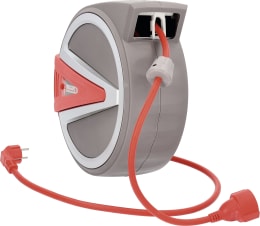 Produktbild: Airpress Kabelaufroller 15 m, 230 V, selbstaufrollend, Deckenmontage, Wandmontage