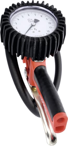 Produktbild: Airpress Reifenfüllprüfer, 0 bis 10 bar, 1/4 IG unten, geeicht, mit Euro-Sstecker