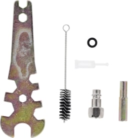 Set: Airpress Farbspritzpistole mit Fließbecher