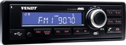 Produktbild: Fendt Radio FT 412 DAB BT mit kurzer Einbautiefe, Mikrofon und DAB+