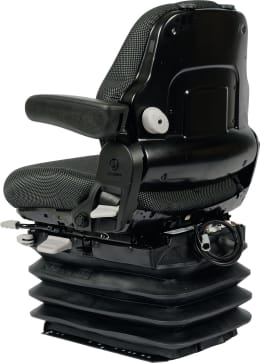 Produktbild: Grammer Traktorsitz Maximo® Comfort für Fendt, luftgefedert, Stoff, anthrazit/grün/silber