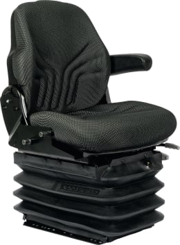 Produktbild: Grammer Traktorsitz Maximo® Comfort für Fendt, luftgefedert, Stoff, anthrazit/grün/silber