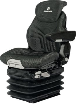 Produktbild: Grammer Traktorsitz Maximo® Comfort Plus für Fendt, luftgefedert, Stoff, anthrazit/grün/silber
