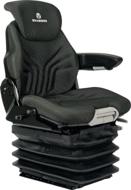 Produktbild: Grammer Traktorsitz Maximo® Comfort Plus für Fendt, luftgefedert, Stoff, anthrazit/grün/silber