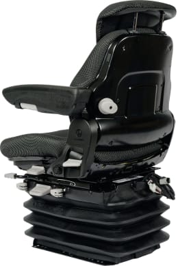 Produktbild: Grammer Traktorsitz Maximo® Professional für Fendt, Niederfrequenzfederung, Stoff, anthrazit/grün/silber