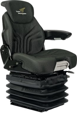 Produktbild: Grammer Traktorsitz Maximo® Dynamic für Fendt, Niederfrequenzfederung, Stoff, anthrazit/grün/silber